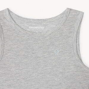 Σετ 3 μονόχρωμα αμάνικα μπλουζάκια jersey για αγόρι 