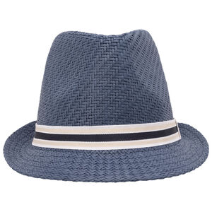 Μπορσαλίνο με πλεκτό γαζί για μωρό αγόρι 