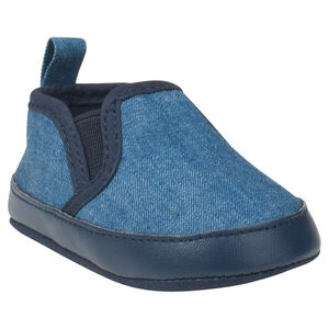 Αθλητικά παπουτσάκια με τζιν ύφανση και λάστιχο 