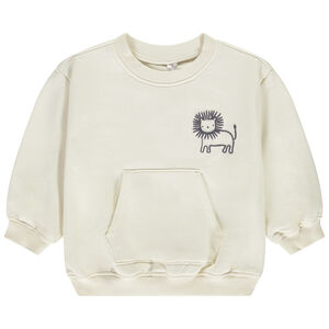 Φούτερ ημί-oversize με τσέπη kangourou για bebe αγόρι 