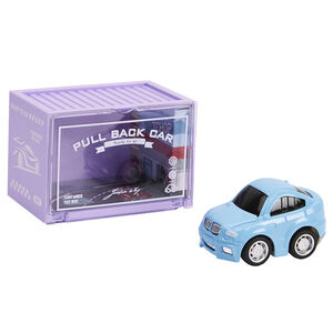 Μινιατούρα όχημα με μηχανισμό φρένου, Αυτοκίνητο μπλε/μαύρο 