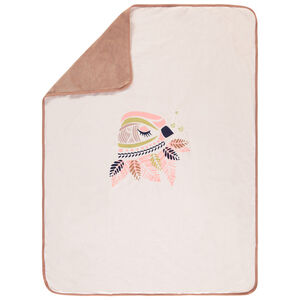 Κουβέρτα Με Glitter Και Σχέδιο Πουλιού 