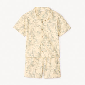 Σετ 2 τεμαχίων πουκάμισο + bermuda σε χαβάητικο στυλ για αγόρι 