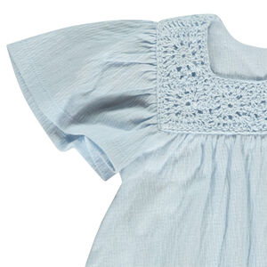 Τουνίκ κοντομάνικη από πλεκτό φαντασία για bebe κορίτσι  Main Τουνίκ κοντομάνικη από πλεκτό φαντασία για bebe κορίτσι