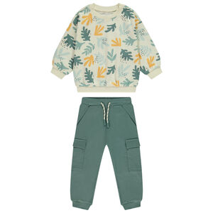 Σετ jogging oversize imprimé feuillage για bebe αγόρι 