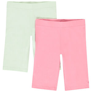 Σετ από 2 μονόχρωμα κολάν για κορίτσι 