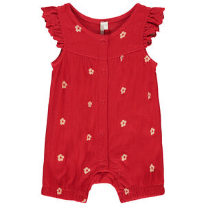 Σαλοπέτα κοντή με εκτύπωση λουλουδιών για μωρό κορίτσι 