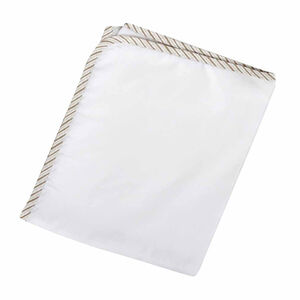 Πάνα Χασέ Κόσμος Του Μωρού Λευκή Με Ρέλι Ριγέ Καφέ 