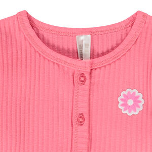 Ζακέτα πλεκτό με ριπ σχέδιο για κορίτσι 