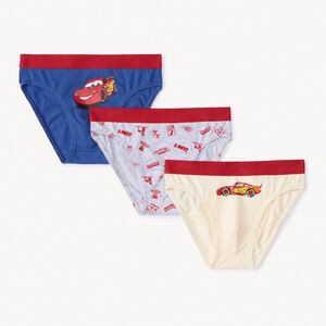 Σετ από 3 σλιπ jersey Cars Disney για αγόρι 