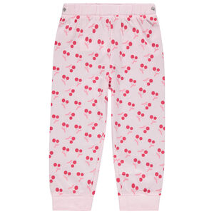 Πιτζάμα με κεράσια και γκλίτερ 