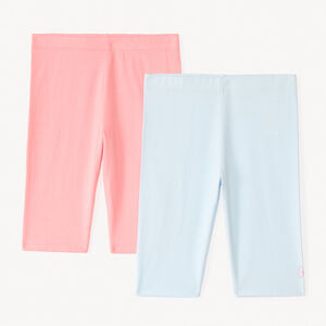 Σετ 2 μονόχρωμες κολάν για κορίτσι 