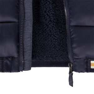 "Μπουφάν με εφέ color block και επένδυση από sherpa για μωρό αγόρι" 