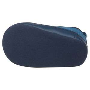 Αθλητικά παπουτσάκια με τζιν ύφανση και λάστιχο 