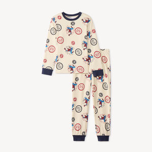 ΣΕΤ μακρύ πιτζάμα 2 τεμαχίων για αγόρια με τύπωμα Spider-Man Marvel 