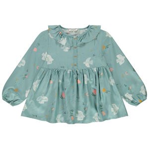 Tunique manches longues imprimé colombes pour fille 