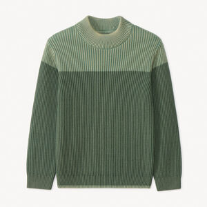 Pull en tricot perlé effet color block pour garçon 