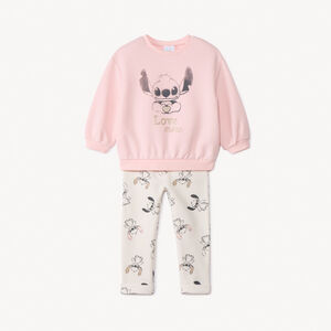 Ensemble Sweat + jogging Stitch Disney pour bébé fille Main Ensemble Sweat + jogging Stitch Disney pour bébé fille