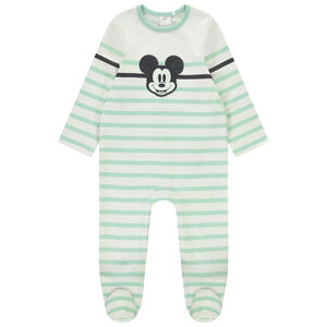 Πιτζάμα με ρίγες Mickey Disney για μωρό αγόρι με διαφορετικές ανοίξεις ανάλογα με την ηλικία 