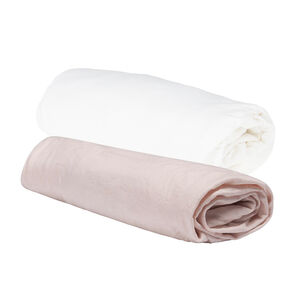 Lot de 2 draps housse - 70 x 140 cm 