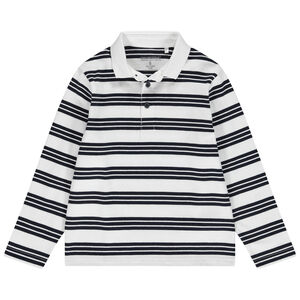 Πόλο μακρυμάνικο ριγέ για αγόρι 
