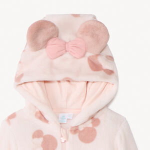 Ολόσωμη φόρμα sherpa με μοτίβο Minnie Disney για μωρό κορίτσι 