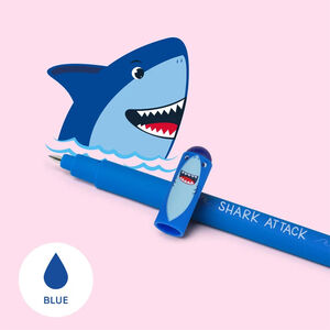 Στυλό gel  Shark με μπλε μελάνι που σβήνεται 
