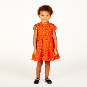 Robe manches courtes imprimé cœurs pour bébé fille  Main Robe manches courtes imprimé cœurs pour bébé fille