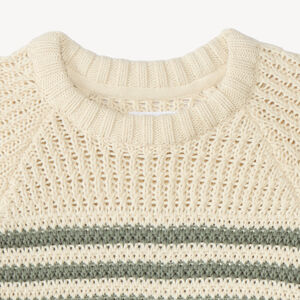Pull tricot garçon à rayures 