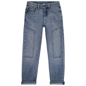 Τζιν ίσιο από denim με εφέ ξεθωριασμένου για αγόρι  Main Τζιν ίσιο από denim με εφέ ξεθωριασμένου για αγόρι