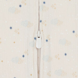 Κουβερτούλα χωρίς μανίκια από βαμβακερό τούλι με σχέδιο αστέρια TOG 0,5 - Λωρίδα Ονειροπόλων 