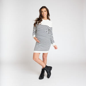 Φόρεμα πλεκτό με σχέδιο μαρινιέρα για γυναίκες 