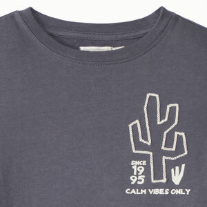 T-shirt manches courtes brodé cactus pour garçon  