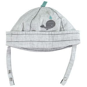 Bob με κέντημα φαντεζί και σχέδιο φάλαινα 