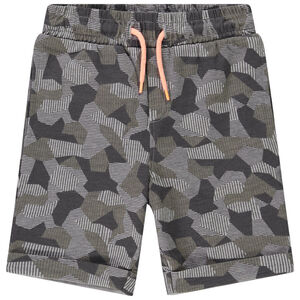 Βερμούδα από molleton με σχέδιο καμουφλάζ για αγόρι 