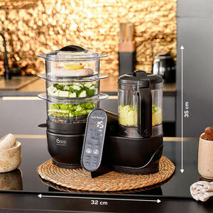 Ρομπότ πολυλειτουργικό Nutribaby(+) XL μαύρο μεταλλικό 