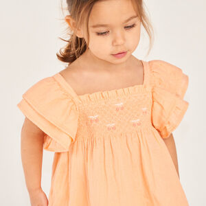 Τουνίκ με βολάν για κορίτσι μωρού 