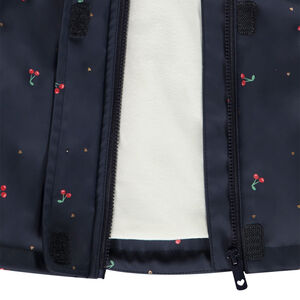 Πάρκα από καουτσούκ με αδιάβροχη επένδυση και σχέδιο κερασιών για κορίτσι μωρό 