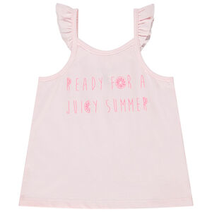 Αμάνικο μπλουζάκι print καρδιά για bebe κορίτσι 