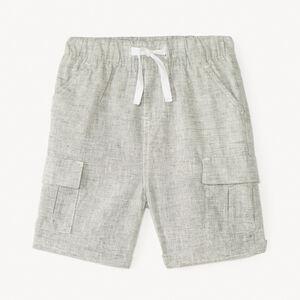 Κλασικό σορτσάκι cargo σε ενιαία υφή για μωρά αγόρια 
