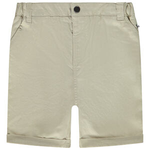 Βερμούδα από βαμβακερό ύφασμα με μονόχρωμο σχέδιο για μωρό αγόρι 