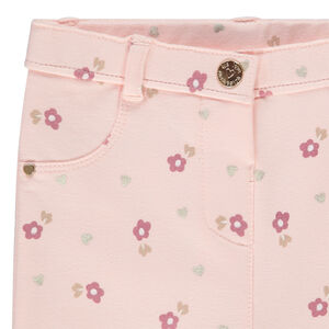 Jegging molleton με φαντεζί σχέδιο για bebe κορίτσι 