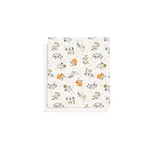 Σετ Σεντόνια 2τμχ Βαμβακερά Λίκνου 80x110εκ. Πράσινα 