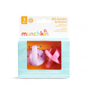 Πιπιλα & Μασητικο Ροζ/Μωβ Munchkin 