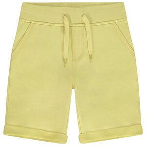 Βερμούδα από molleton μονόχρωμο για αγόρι 