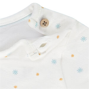 Σετ 2 τμχ. κοντομάνικο body + μπαρμποτέ για μωρό αγόρι 