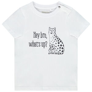 T-shirt manches courtes en coton pour bébé garçon Main T-shirt manches courtes en coton pour bébé garçon
