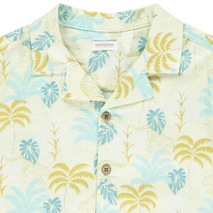 Κοντομάνικη πουκάμισο με σχέδιο φοίνικες για αγόρι 