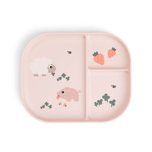 Δίσκος Από Πλαστικό Με Χωρίσματα Tiny Farm Powder 