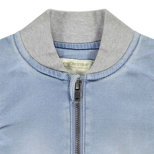 Μπουφάν bomber από τζιν με ριπ για μωρό αγόρι 